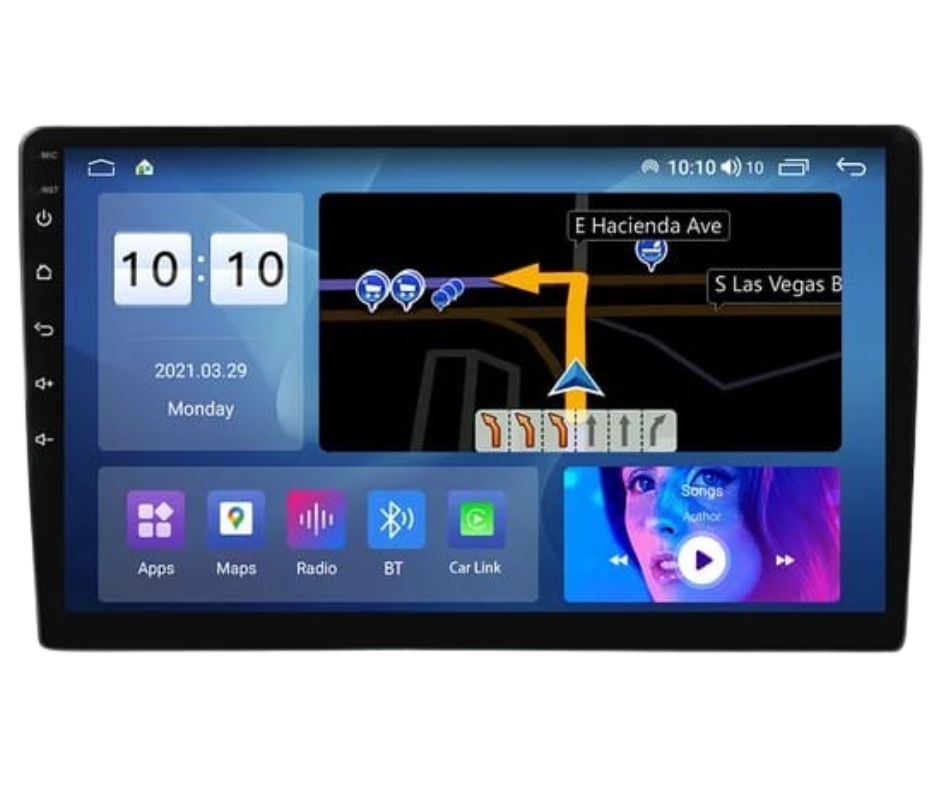 ☑ Sistema operativo: Android 12
☑ Procesador: 4 Núcleos
☑ Pantalla: Táctil QLED
☑ Resolución: Full HD
☑ Potencia de Salida: 65 W x 4
☑ Sistema de Navegación GPS Integrado
☑ Bluetooth Integrado
☑ MirrorLink Android / IOS
☑ Reproducción de Video 
☑ Función Entrada y Salida de Video
☑ Compatible con los Mandos de Timón
☑ Memoria RAM: 2 GB
☑ Almacenamiento: 32 GB
